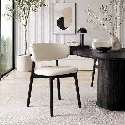 Modern wood feet Dining Chai