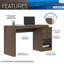 Bureau à domicile extensible Techni Mobili (Bureau)-1899418641
