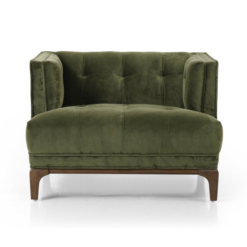 Dylan Armchair, Sapphire Olive Polyester Blend