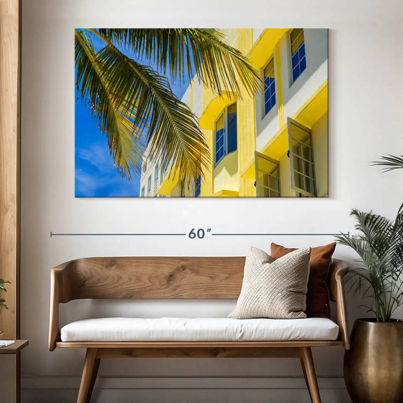 Lilie Miami Art déco, H 34 po x l 51 po
