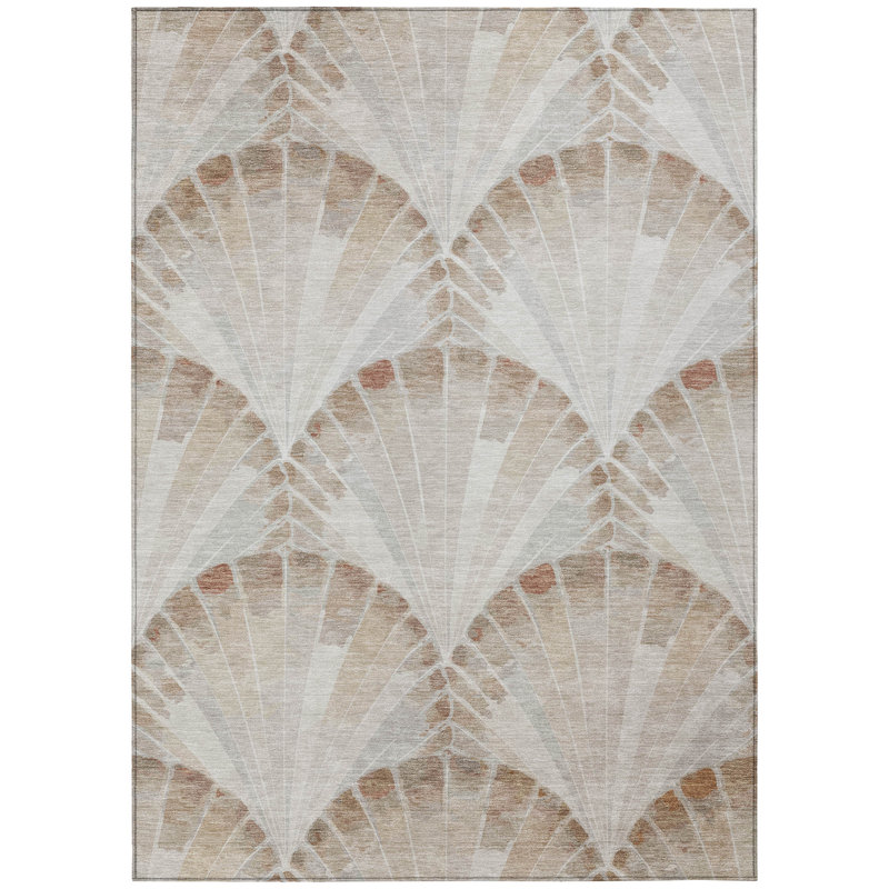 Machine Washable Indoor/Outdoor Chantille ACN2401 Coastal Rug, Rectangle 8' x 10'