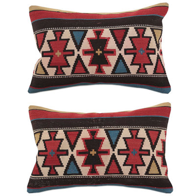Coussin décoratif Ikat Kilim