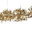 Luminaire suspendu 12 lumières confettis argent-70079972