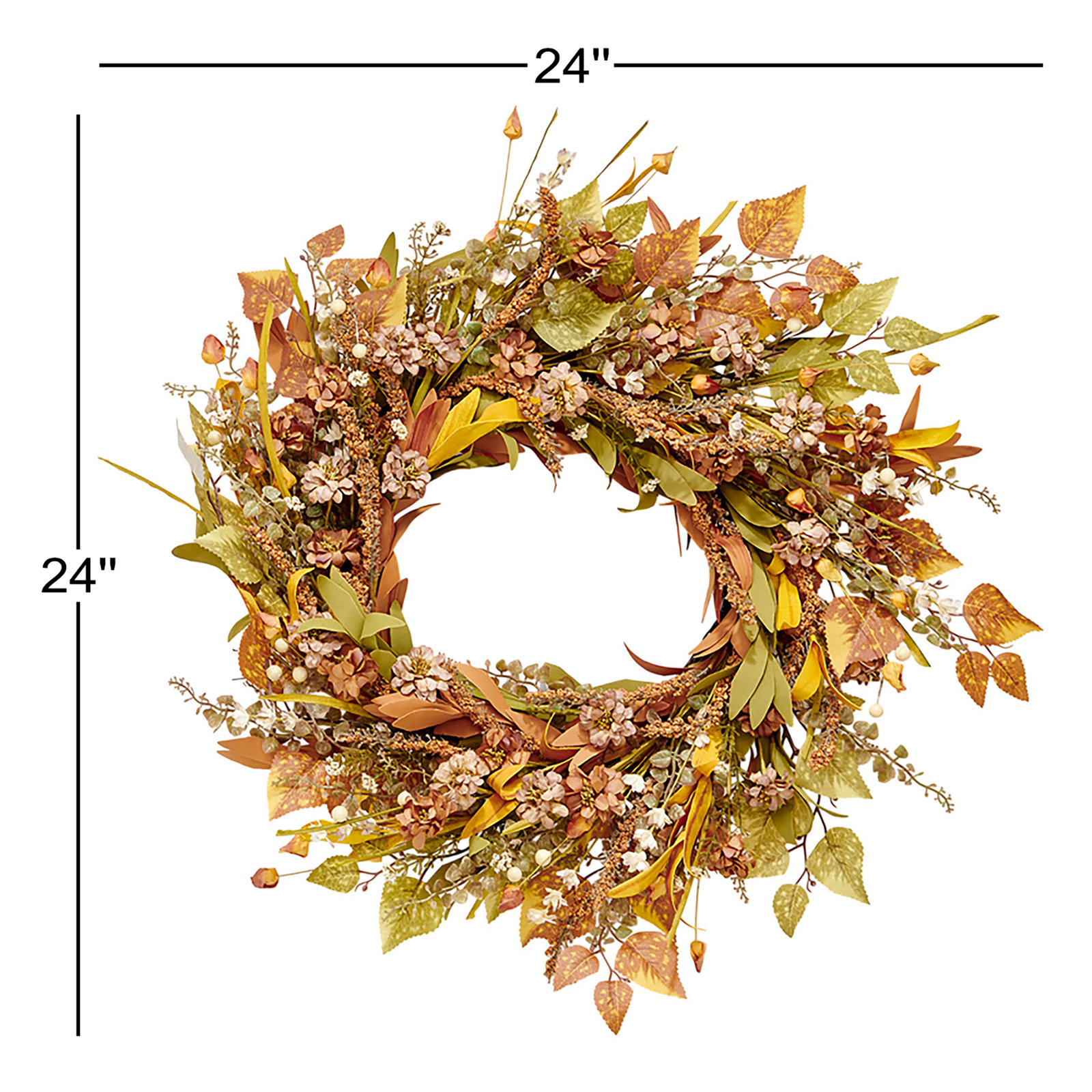 22" Thanksgiving Wreath