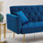 Ethyleen Twin 71.65'' Velvet Convertible Sofa-1574009550