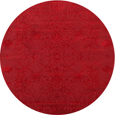 Tapis de zone rouge contemporaine