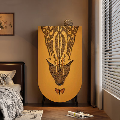Garde-robe de style rétro français dans la chambre