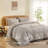 100% Cotton Yarn-Dyed Jacquard Duvet Floral Duvet Cover Set-115609417-115609420