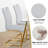 7 - Piece Rectangle Glass Pedestal Dining Set-543569454-543569449