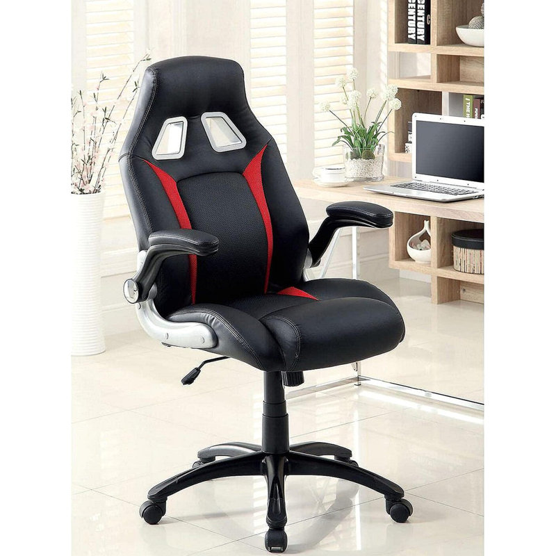 Élégant fauteuil de bureau rembourré 1pc Comfort