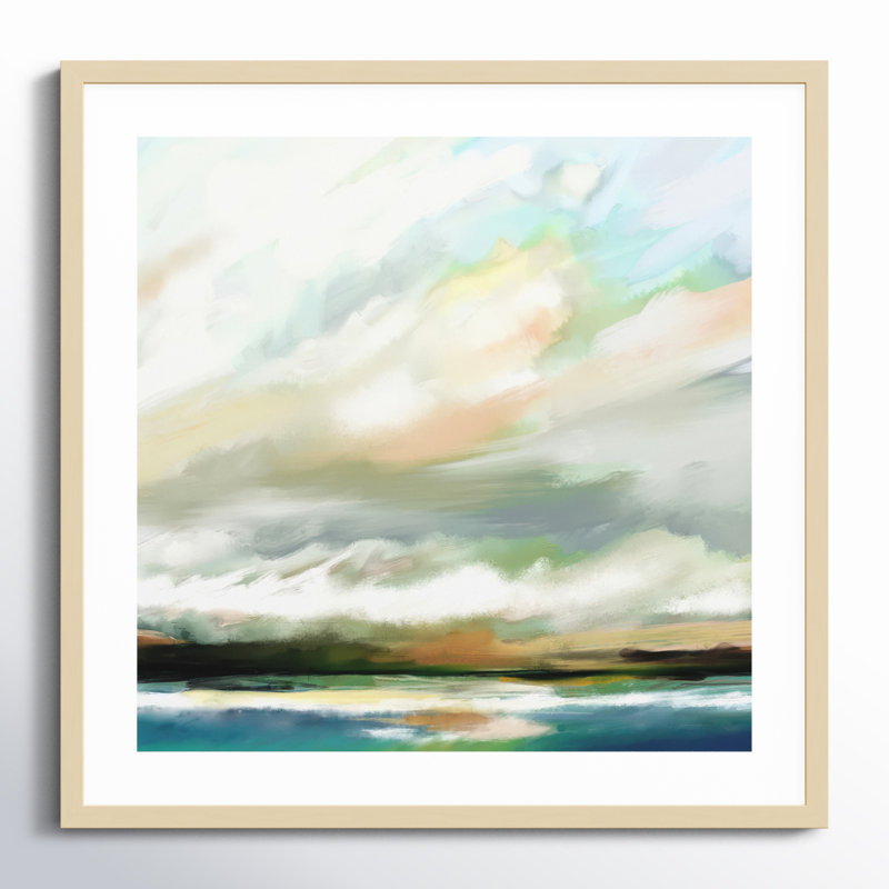 Sunday Morning by Mary Sparrow, Natural Framed, 19" H x 19" W