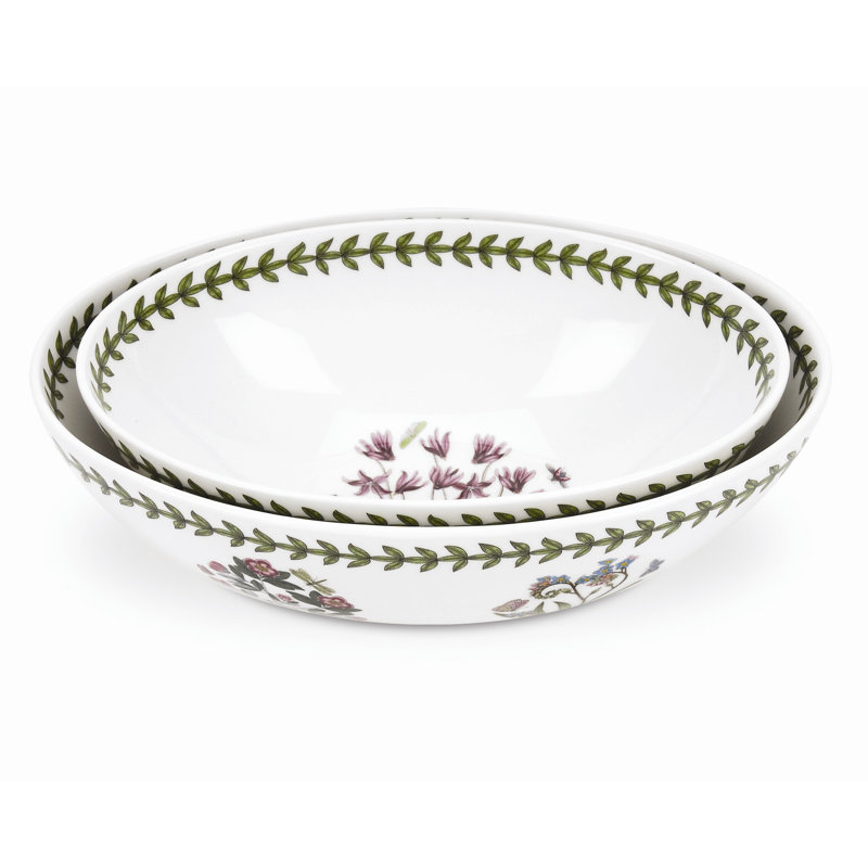Portmeirion Botanic Garden Oval Nesting Bowls 8"/9"