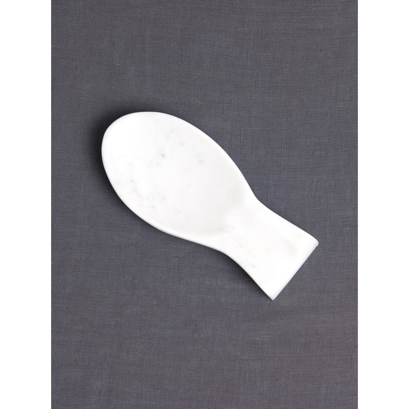 Mable Marble Oval Spoon Rest