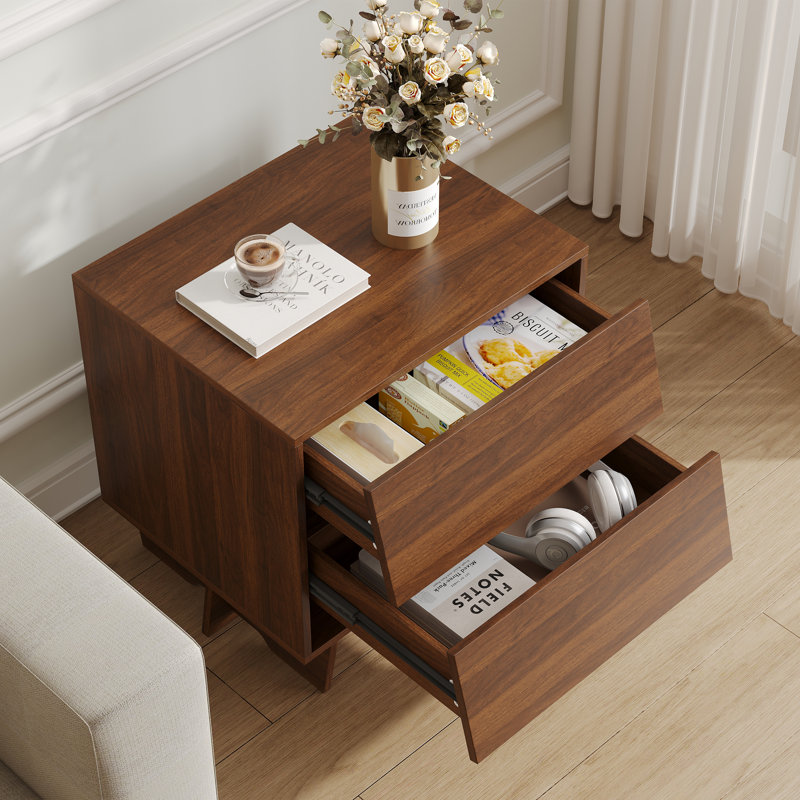 Modern Nightstand With Storage, Bedside Table For Bedroom