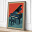 Modernist Piano Art Deco - Wrapped Canvas-1876123160-1876123247