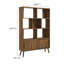 Transmit 45" Bookcase With Sliding Doors In Walnut-108574838