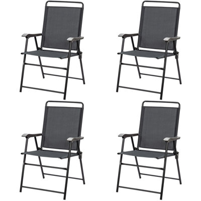 Ofella Foldable Outdoor Patio Dining Armchair