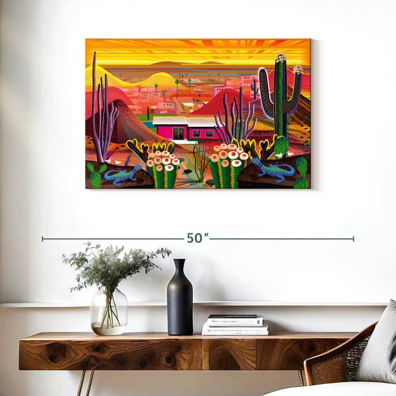 Las Palmas, 24" H x 36" W