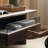 Simple black walnut solid wood coffee table