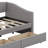 Upholstered Daybed Twin Size With Two Drawers-112715751