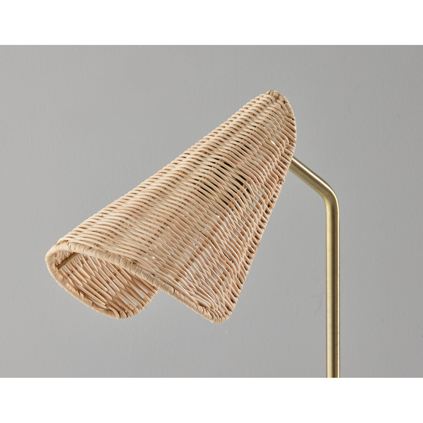 Pilsen Metal Desk Lamp, Antique Brass