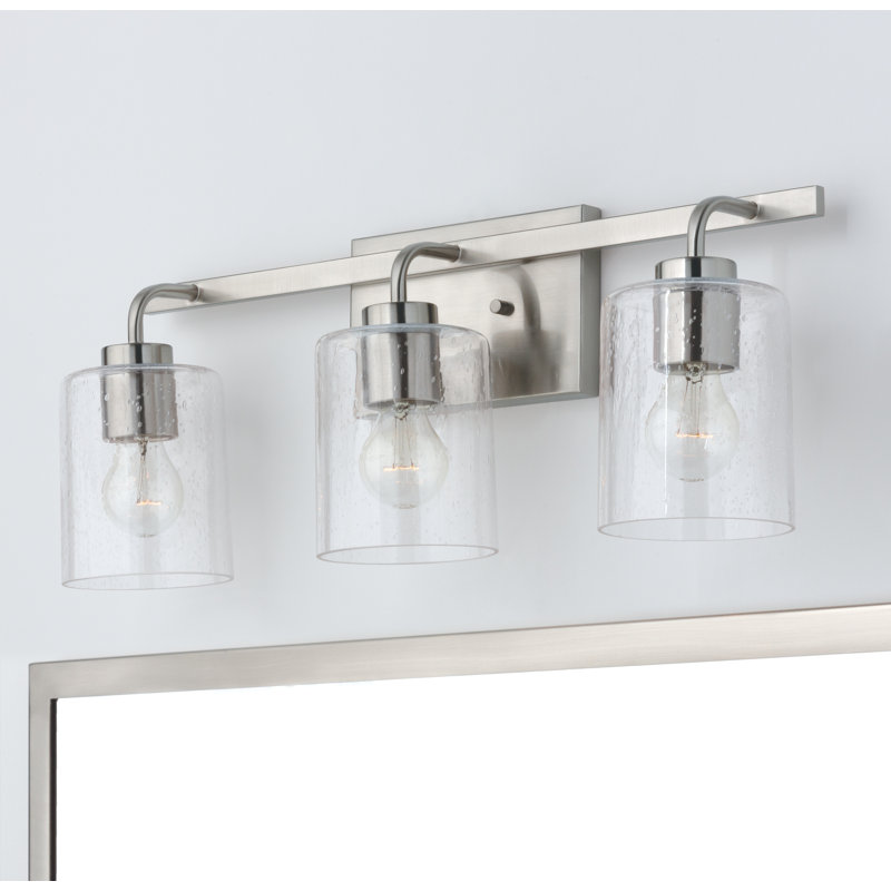 Greyson 3 - Light Dimmable Vanity Light, Brushed Nickel