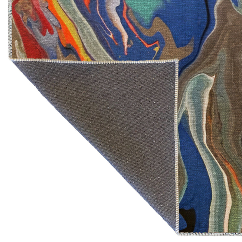 Rusanda Performance Washable Abstract Indoor / Outdoor Rug, Rectangle 4'7'' x 6'7''