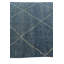 Tapis carré bleu marine Judy