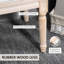 Tabouret de chambre à coucher 32 po, blanc crème avec tissu rembourré et banc de fabrication, pieds de revêtement