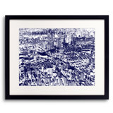 City Built Print by Drew Gaffney
