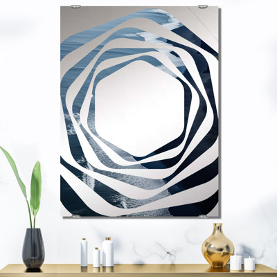 Sand Beach Aerial View II - Beach & Ocean Decorative Wall Mirrors MIR139487