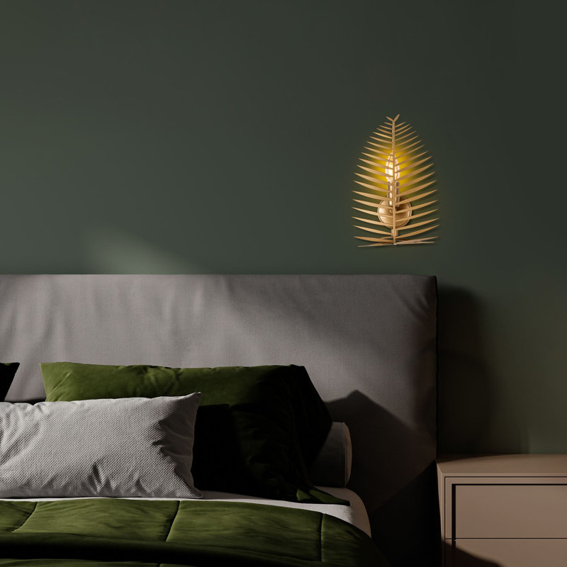 Lampe murale, Doré