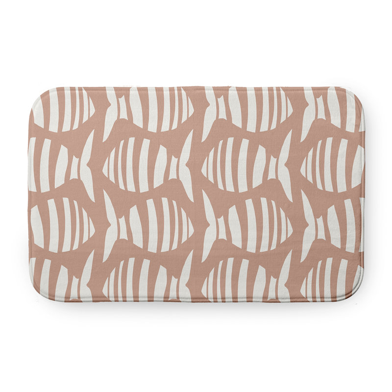 Tapis de bain Sail Sun and Fun, L 17 po x L 24 po, Rose