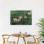 Playful Lion Cubs Playful Abstract Contemporary Cat Lion Nature Tree Wall Art Print by Jeffrey C. Sink - 1 Piece Wrapped Canvas Wall Art-486898348