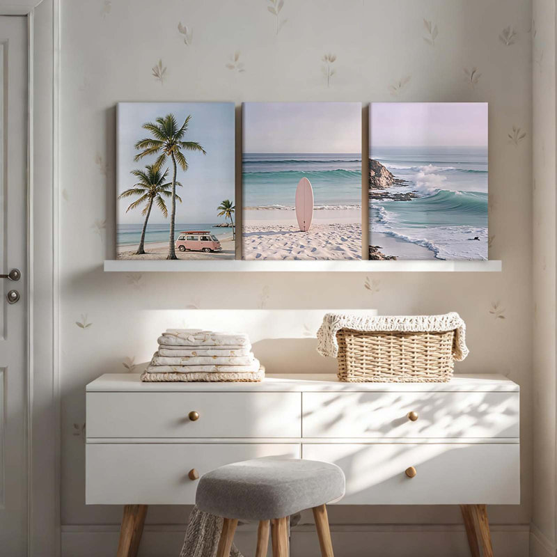 3 Piece Wrapped Canvas Wall Art