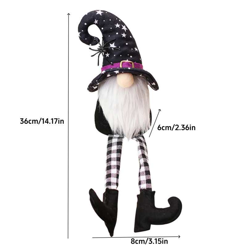 Poupée gobelin rayée d'Halloween