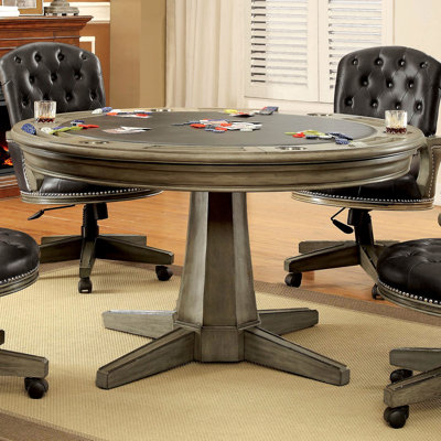 Hartline Lark Manor™ 54'' 6 - Player Foldable Poker Table