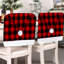 Housse de chaise FOIMAS Christmas, 4 pièces Buffalo Plaid