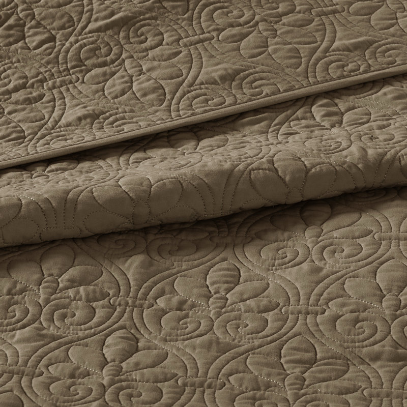Couvre-lit très grand réversible - Tissu doux prélavé 2 taies décoratives pour une expérience de sommeil propre et confortable Sommeil hygiénique