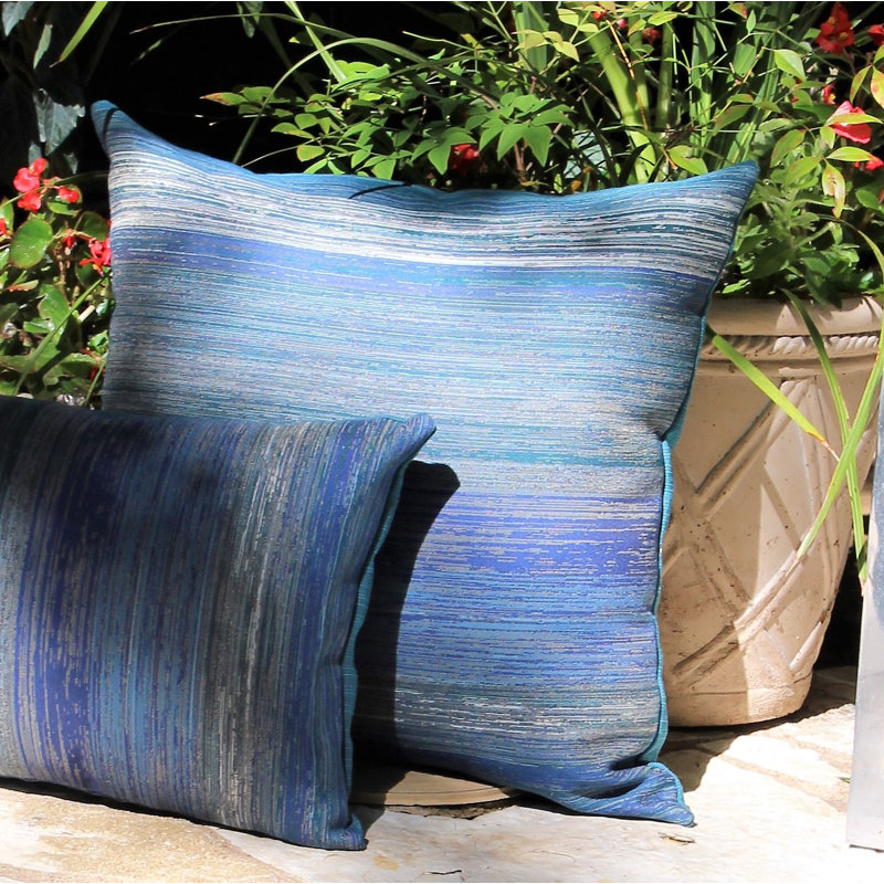 Housse et insert de coussin carré extérieur Tidal