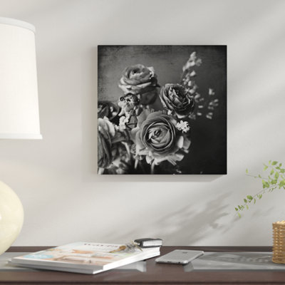 « argentéy fleurs », reproduction d’impression sur toile