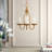 Burvale 3 - Light Candle Style Chandelier-1090191042