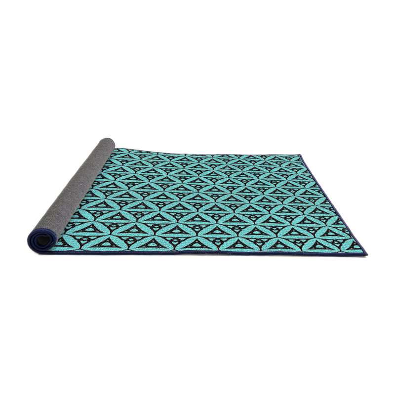 Geometric Indoor Rug, Round 6'