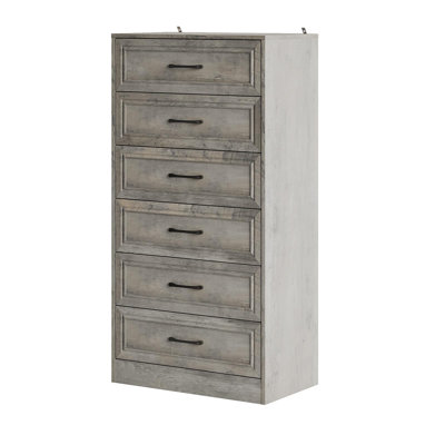 Commode 6 tiroirs pour chambre à coucher