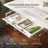 48'' W Tempered Glass Standing Desk with LED  & USB Ports-331682499