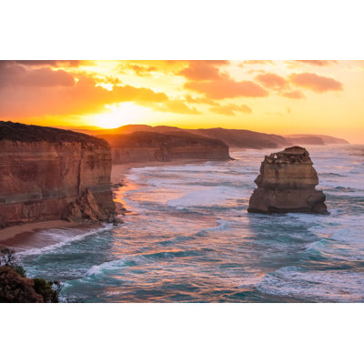 Arriola Sunrise At Twelve Apostles - Wrapped Canvas Print