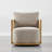 Boho Upholstered Swivel Armchair-120277494