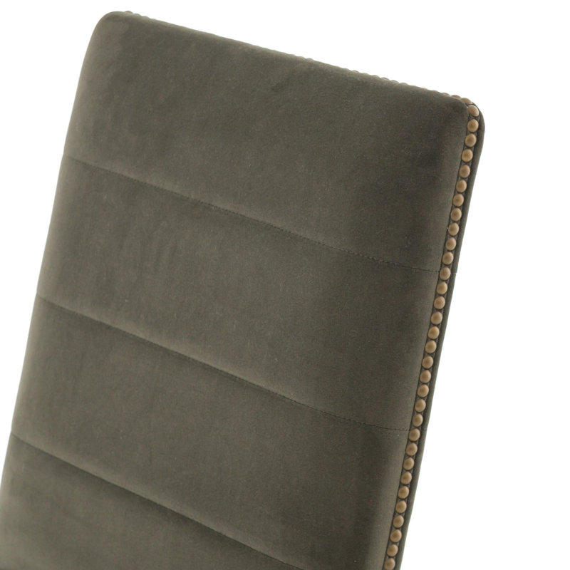 Chaise de salle à manger Nate - Velours moderne Loden
