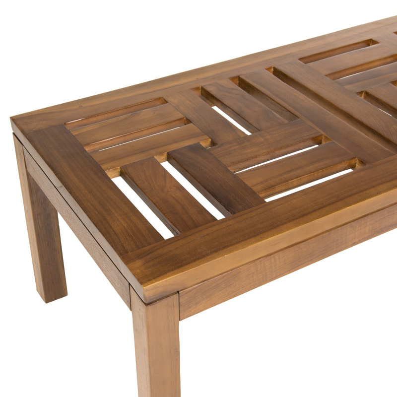 Chirokitia Rectangular Teak Outdoor Coffee Table , 100cm cm W 50cm cm D
