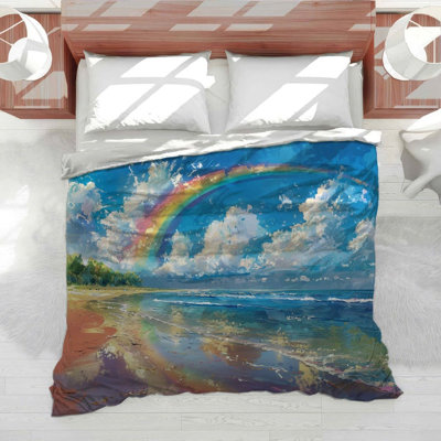 Beach Rainbow Nature Cotton Blend Comforter